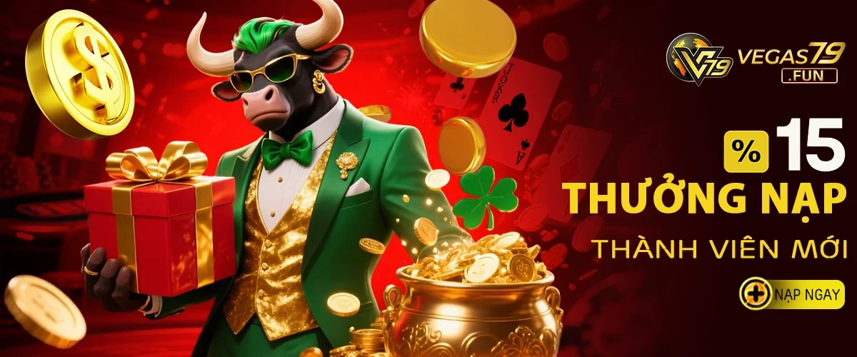 Vegas79 - Nhà Cái Chất Lượng Trong Từng Dịch Vụ Cá Cược 1 banner